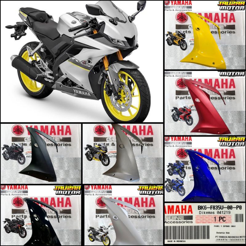 TEBENG WING FAIRING R15 V3 VVA BK6-F835U-00 BK6-F835V-00 ORIGINAL YAMAHA RIGHT ซ้าย