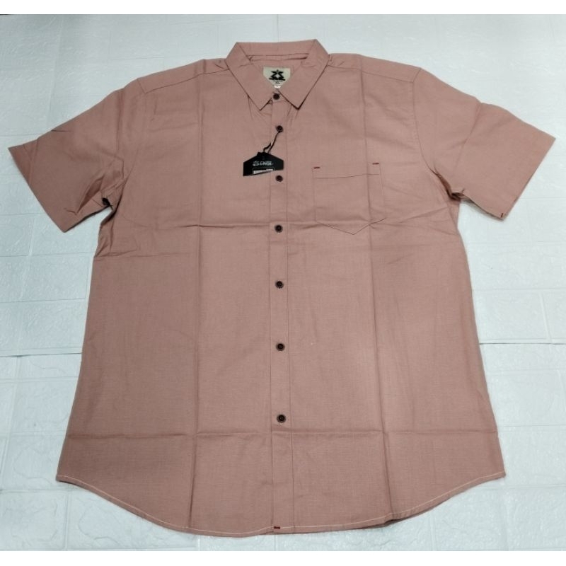 KEMEJA เสื้อเชิ้ตสั้นธรรมดาผู้ชาย 3XL-4XL