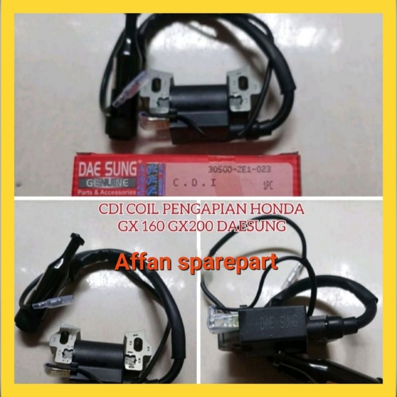 MESIN Honda GX 160 GX 200 คอยล์จุดระเบิดเครื่องยนต์ CDI GX160 DAESUNG
