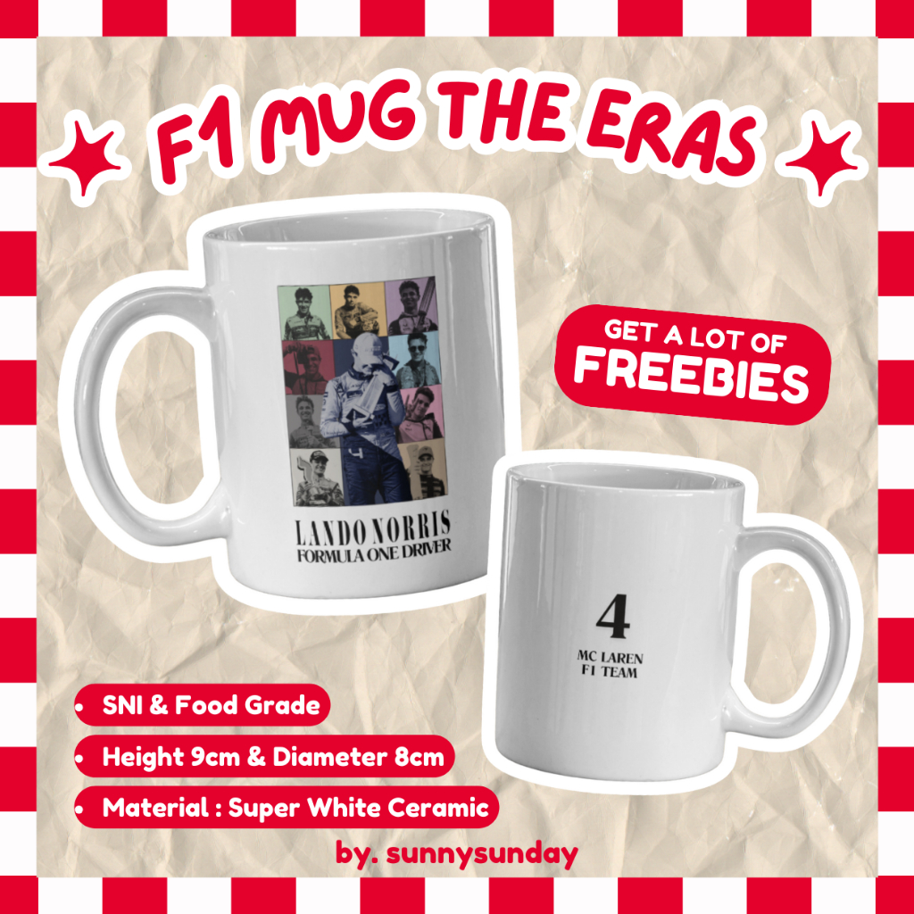 Formula One Merch F1 The Eras Tour Taylor Swift Mug - ของขวัญ - ขัดขวาง