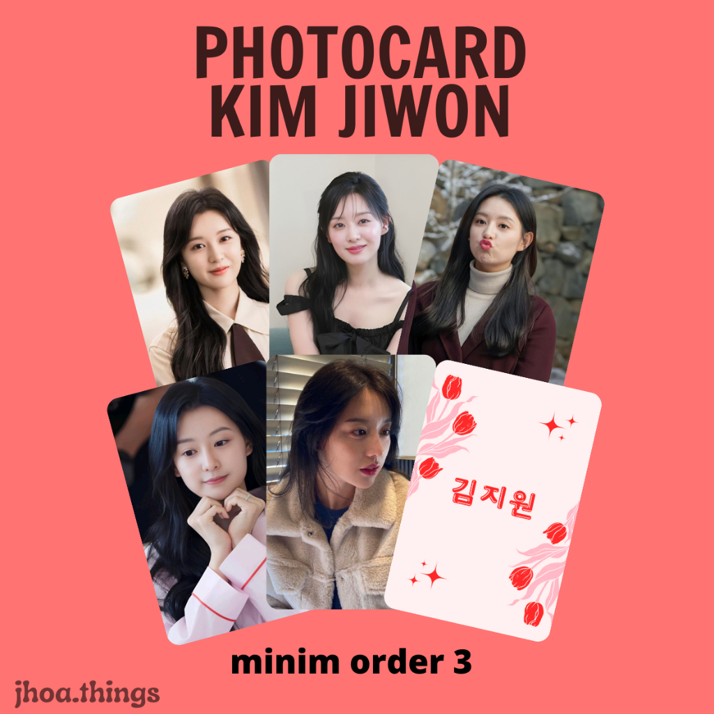 [UNOFFICIAL] Photocard KIM JIWON JI WON ACTOR KOREA QUEEN OF TEARS
