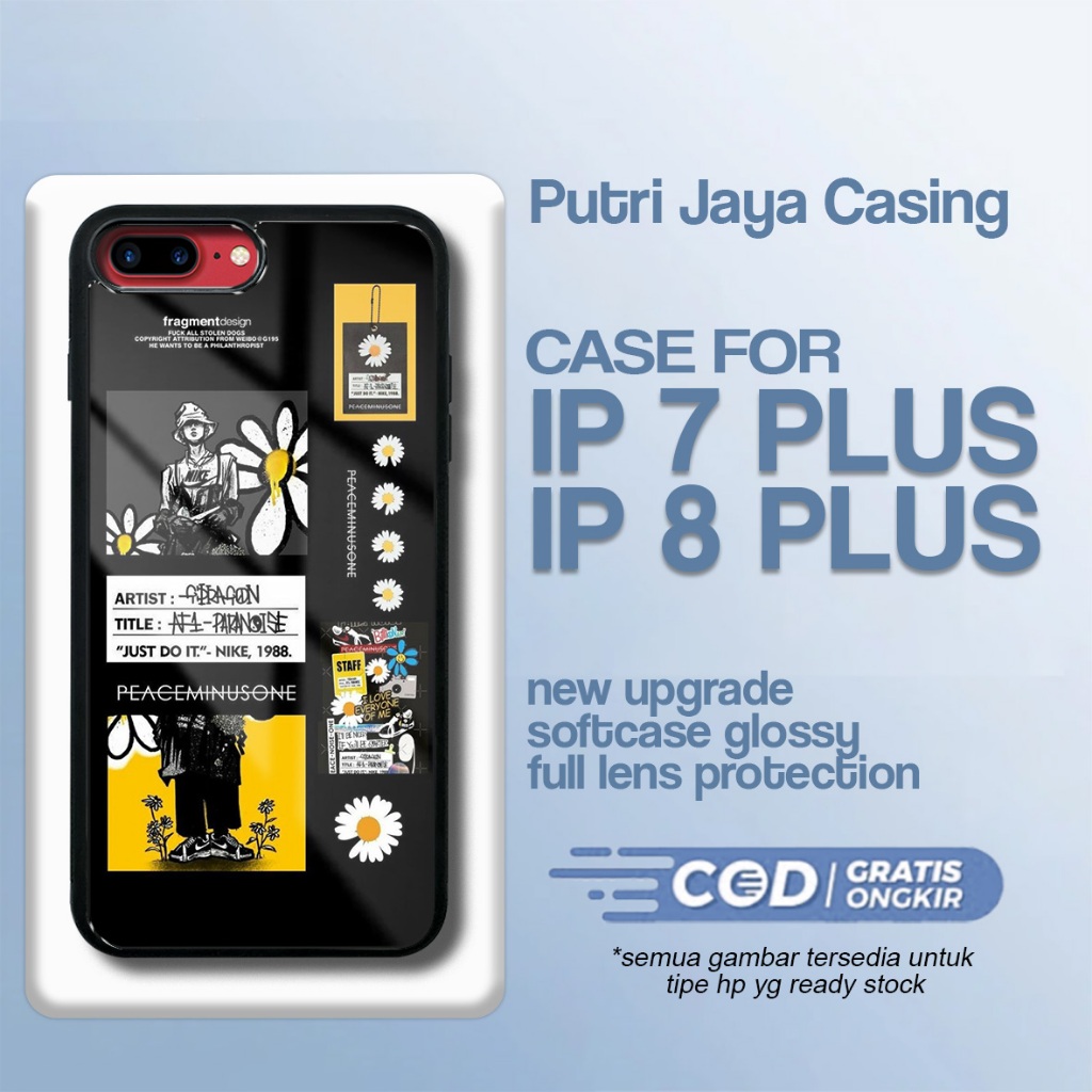 เคส Ip 7 plus / ip 8 plus ล่าสุด - Xiaomi Ip 7 plus / ip 8 plus - Cute Aesthe Motif - Premium Glossy