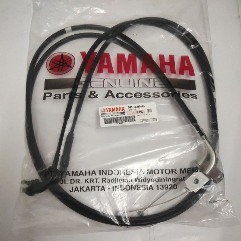 Original Yamaha สายแก๊ส 54P-F6301-01 สําหรับ Mio J, Mio GT, soul GT 125 รถจักรยานยนต์