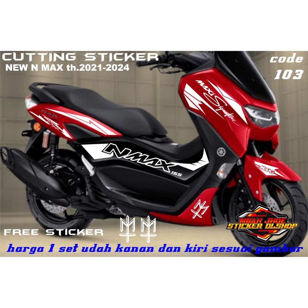 สติ๊กเกอร์ N MAX 2021-2024 ใหม่