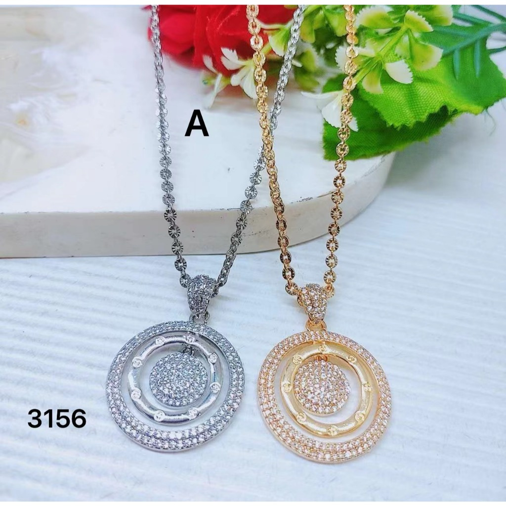 MATA Xuping Full Eye สร้อยคอป้องกันสนิมสําหรับเครื่องประดับสตรีและแฟชั่น 3156