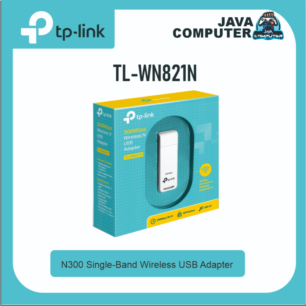 TP-Link TL-WN821N 300Mbps Wireless N อะแดปเตอร์ USB