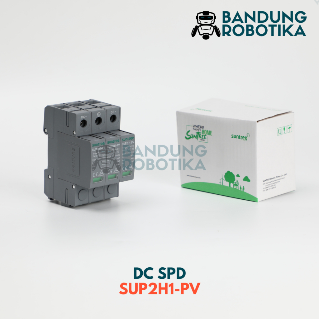 SUNTREE DC SPD - SURGE PROTECTIVE DEVICE SUP2H1-PV 3P 1000V สีเทา