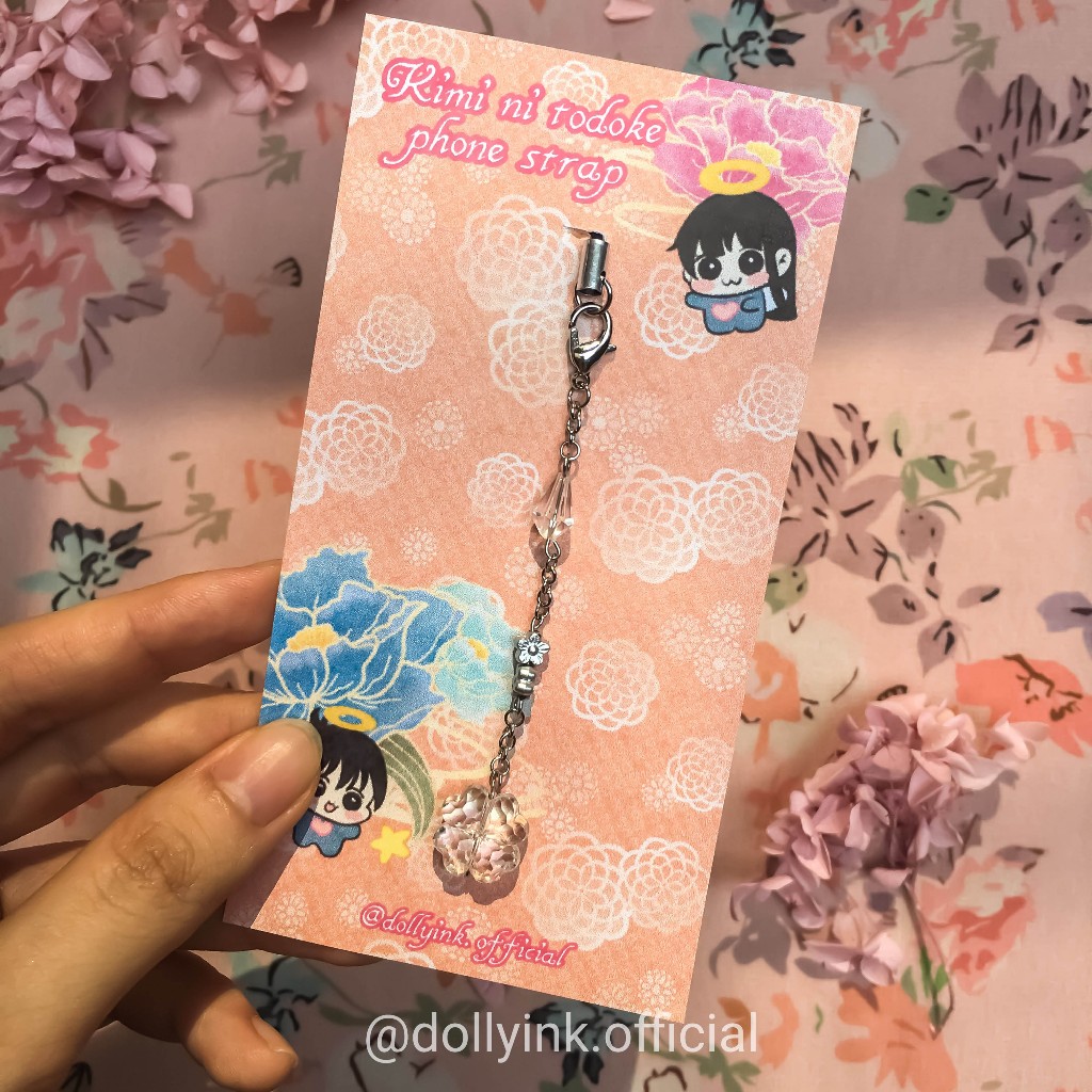 สายคล้องโทรศัพท์ Charm Kimi Ni Todoke โดย dollyink/Sawako Phone Charm