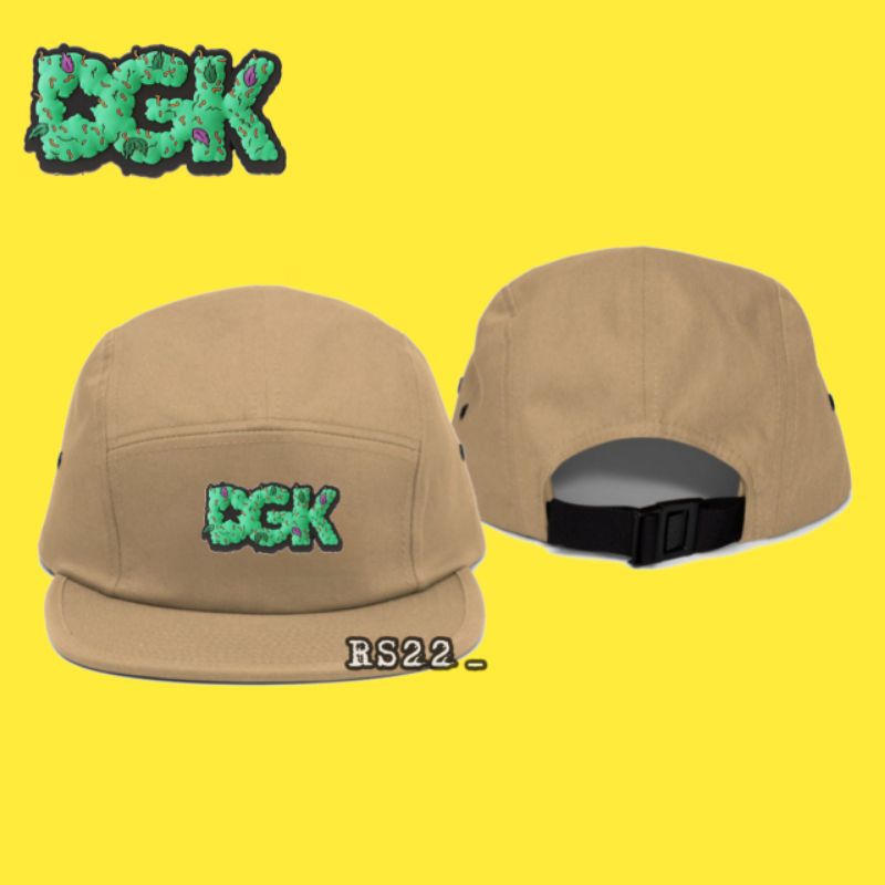 5 PANEL DGK HAT - FIVE PANEL SIX SNAPBACK HAT CAP DISTRO CASUAL