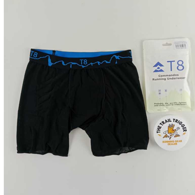 T8 WOMEN COMMANDOS RUNNING UNDERWEAR สีดํา