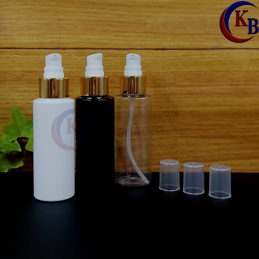 100ML HCP GOLD TREATMENT PUMP BOTTLE / 100ML RF PET BOTTLE พร้อมหมวกคอ 24 ใบ