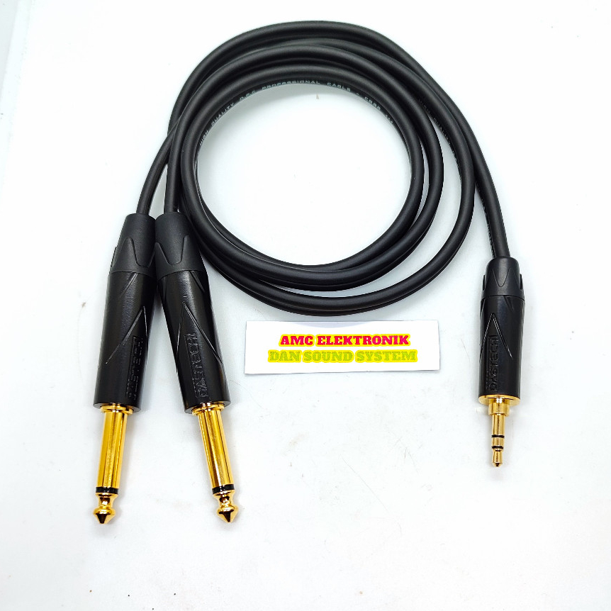 สาย HP INPUT JACK 3.5 ถึง DUAL JACK AKAI MONO ผลิตภัณฑ์แบบเต็ม DASTECH