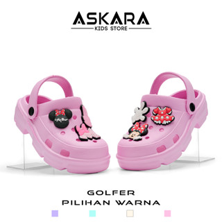 ผู้ถาม - กอล์ฟ รองเท้าแตะสําหรับเด็กผู้หญิงที่มีสายรัดหลังตั…