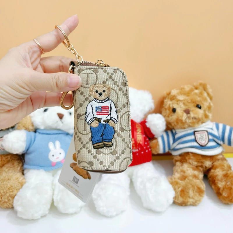 Gantungan TTWN BEAR ORIGINAL TT2156 Key Chain - KEYCHAIN - TTWN - BEAR - Key Wallet - กระเป๋าสตางค์ม