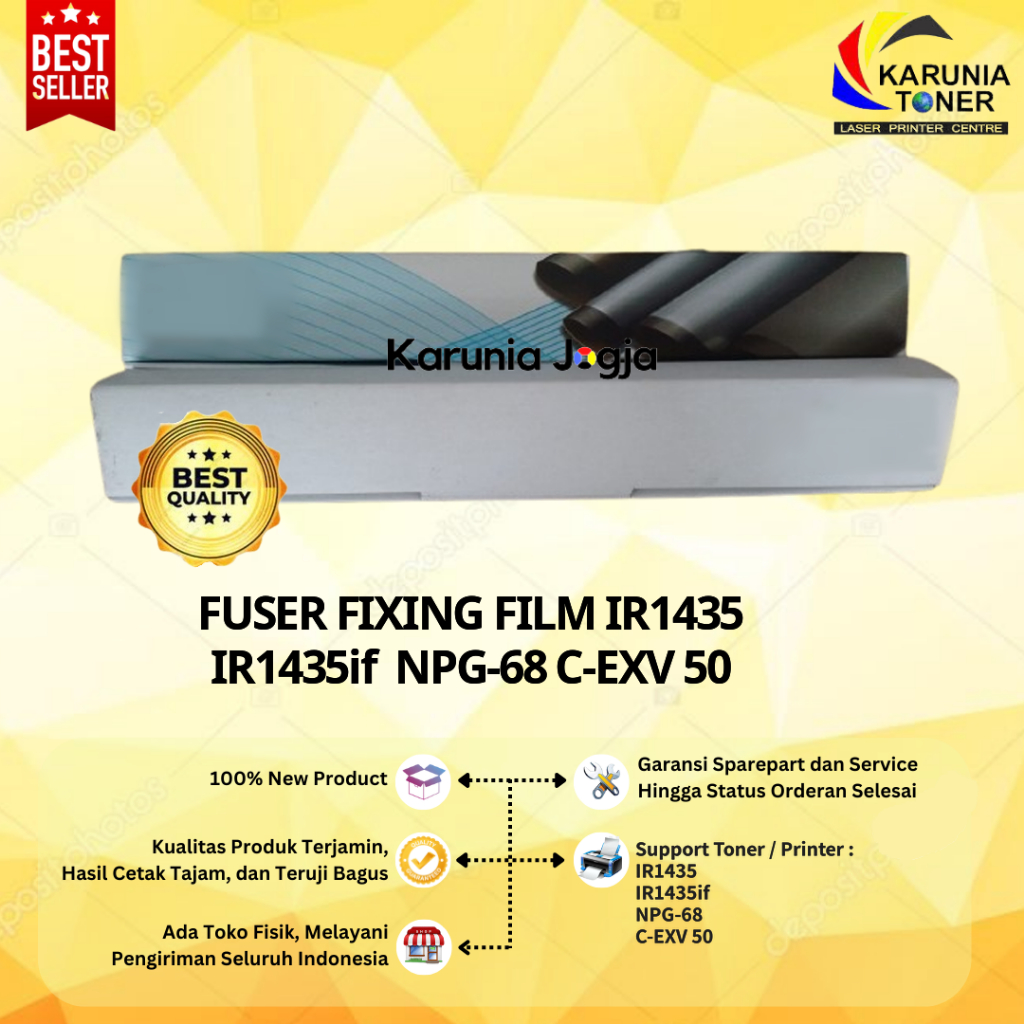 Fuser Fixing Film IR1435 1435 NPG68 NPG-68 C-EXV50 1435i 1435if