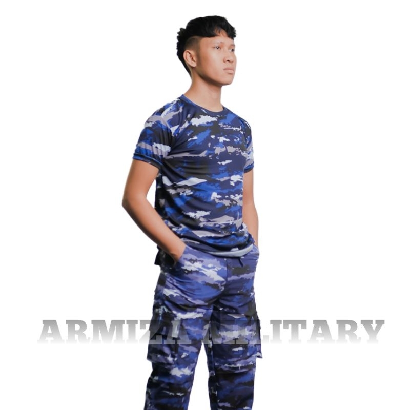 DRYFIT TNI AU CAMO เสื้อยืด SHORT-SLEEVED TNI CAMO เสื้อยืด
