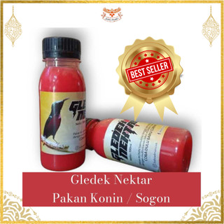 Gledek nektar 100ml Original Pakan Konin / Sogon Nutrisi Tinggi Harian & Lomba