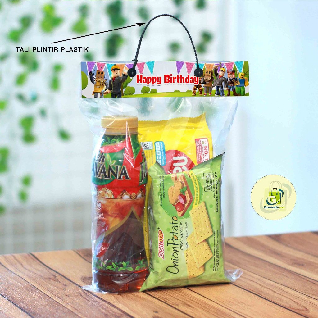 LABEL BIRTHDAY SNACK GIFT CHILDRENS BIR WHOLESALE READY TO SHIP UK 20X30