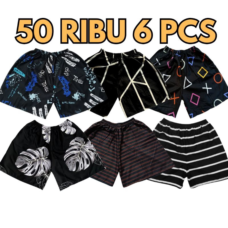 ขายส่ง 6 ชิ้น Men & 39;s Women & 39;s Boxer Shorts/Premium Boxers/Men & 39;s Boxer Shorts/Convation 