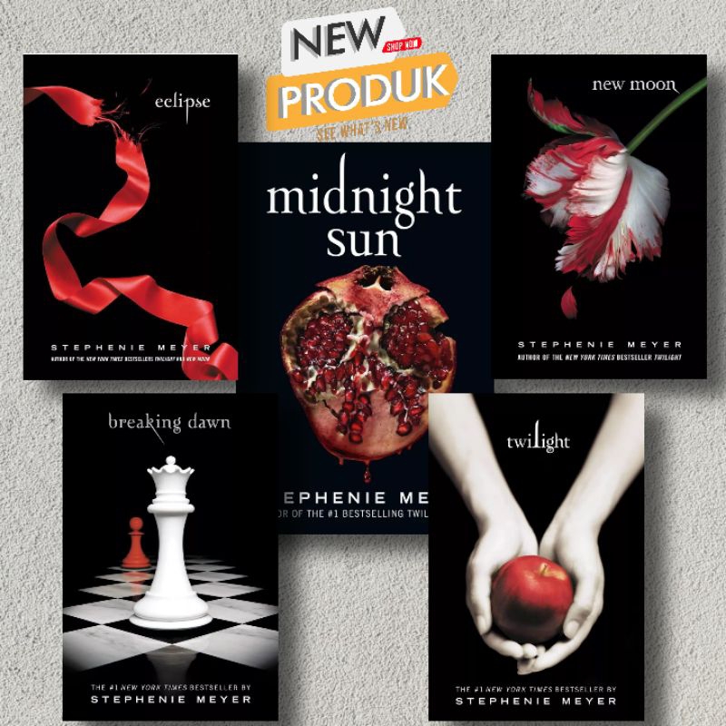 The Twilight Saga (5Book series) New Moon | คราส | ทําลายรุ่งอรุณ | Midnight Sun โดย Stephenie Meyer