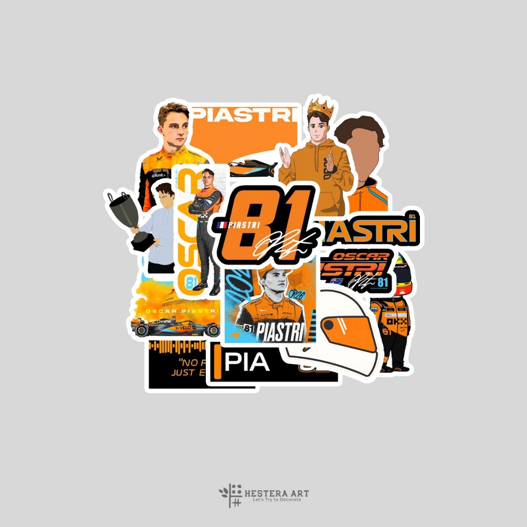 F1 Racer Pack Sticker ไวนิล Doff สติ๊กเกอร์ลามิเนต | สติ๊กเกอร์ออสการ์ เปียสไตร