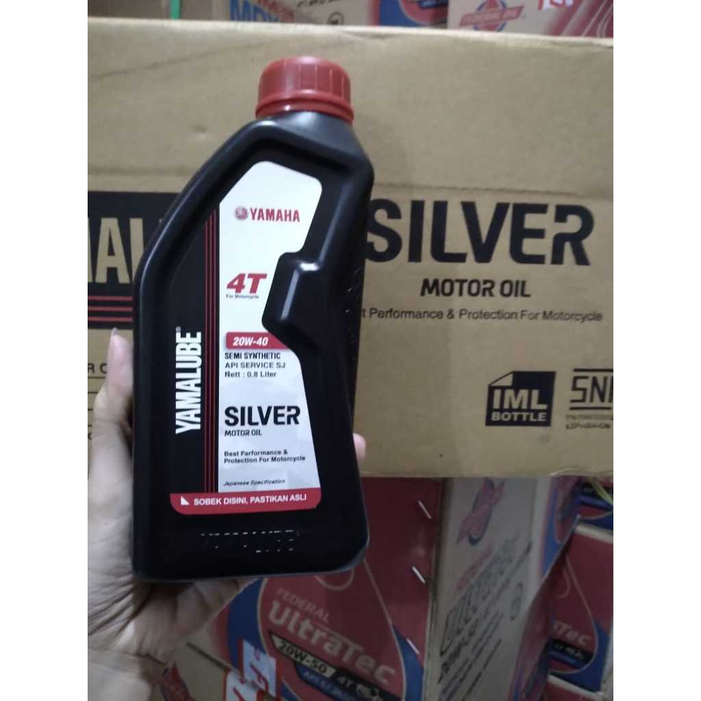YAMALUBE 4T SILVER NEW 0.8 ลิตร SAE 20W-40