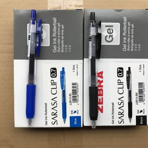 ปากกา Sarasa Zebra 0.5 สีดํา / น้ําเงิน