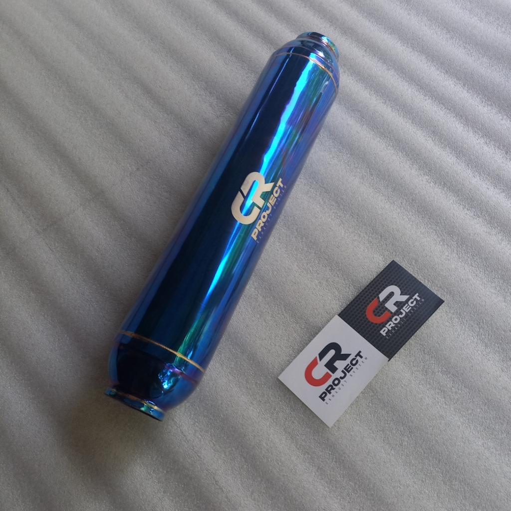 ท่อไอเสียรถยนต์ Resonator 4 นิ้วและ 3.5 นิ้วหลอด sarangan Smooth Extreme Original CR โครงการสแตนเลสเต็มรูปแบบยาว 50 ซม.