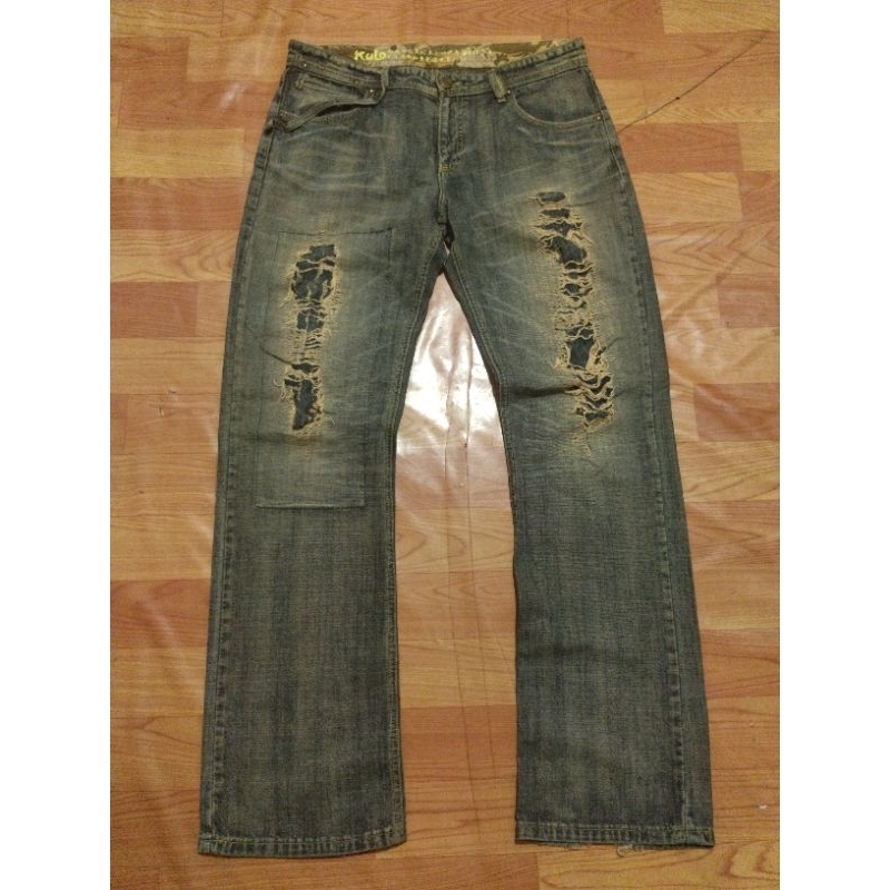 กางเกงยีนส์ Nippon Blue x Blue Way Ripped แบรนด์ญี่ปุ่น