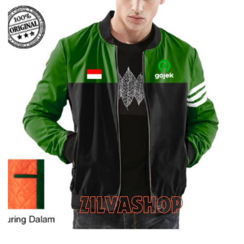 GOJEK JACKET / GOJEK BOMBER JACKET / GO FOOD / GOJEK / BOMBER JACKET / GO FOOD BOMBER / BOMBER DRIVE