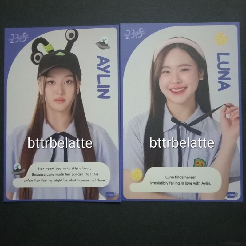 โปสการ์ด 23.5 SERIES LUNA JUNE WANWIMOL วิว BENYAPAVIEWJUNE AYLINLUNA