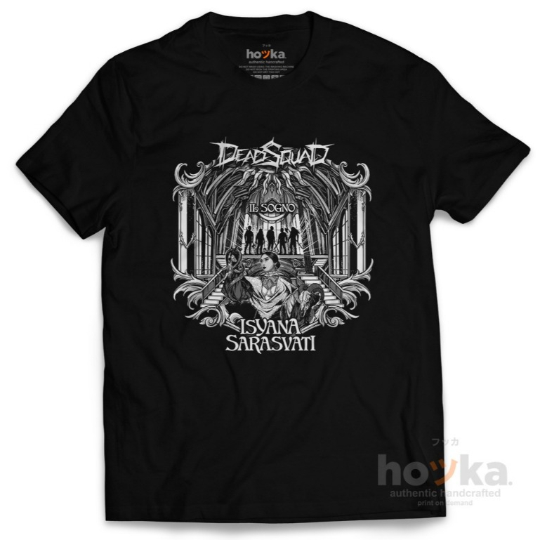DEAD SQUAD HOOKA Distro Premium T-SHIRT DEAD SQUAD BOOTLEG BAND T-SHIRT