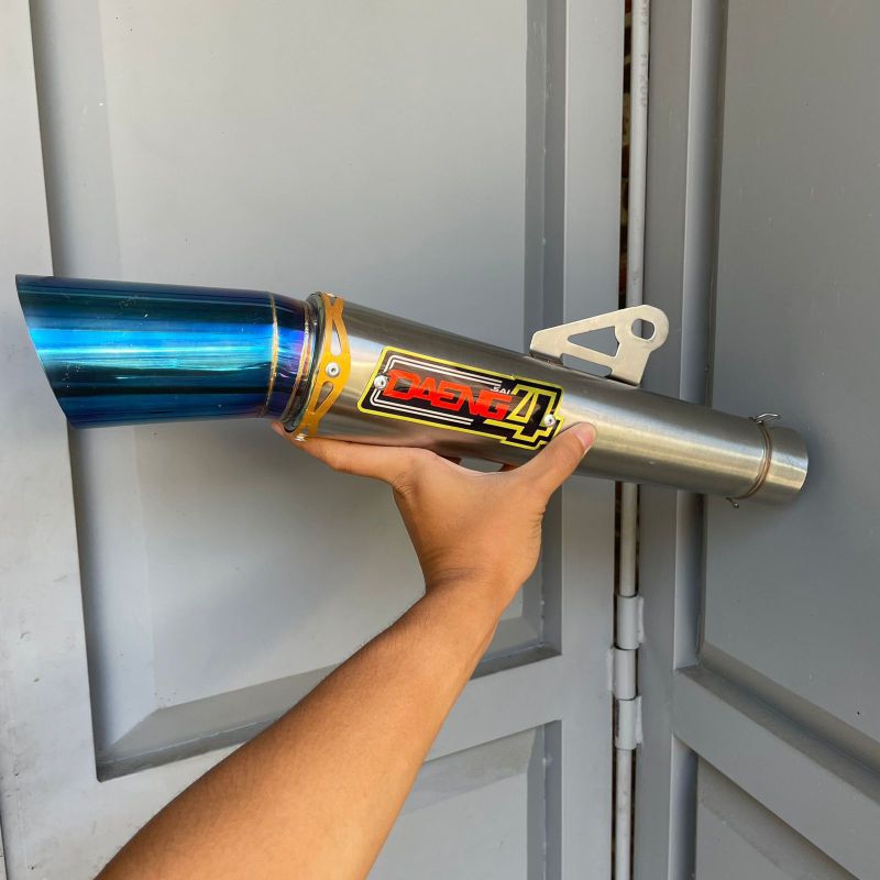 Canister Conical Daeng Sai4 ท่อไอเสีย สแตนเลสใน 51mm เท่านั้น