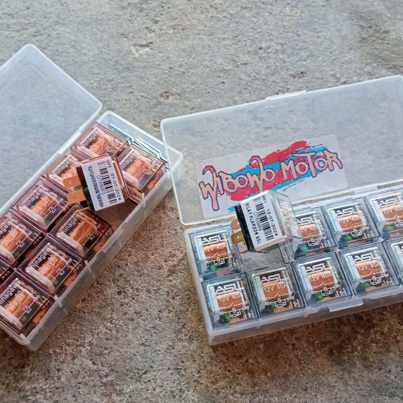 12V TRANSPARKENT RELAY 4 ขา ~ แตรและแสง (CHEAP)