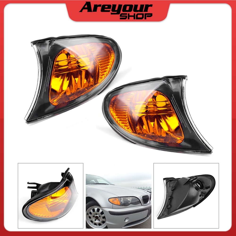 โคมไฟไฟเลี้ยวหน้า BMW E46 3 Series 325i 330i 325xi 330xi 4-ประตู 2002-2005 มุมโคมไฟมุม