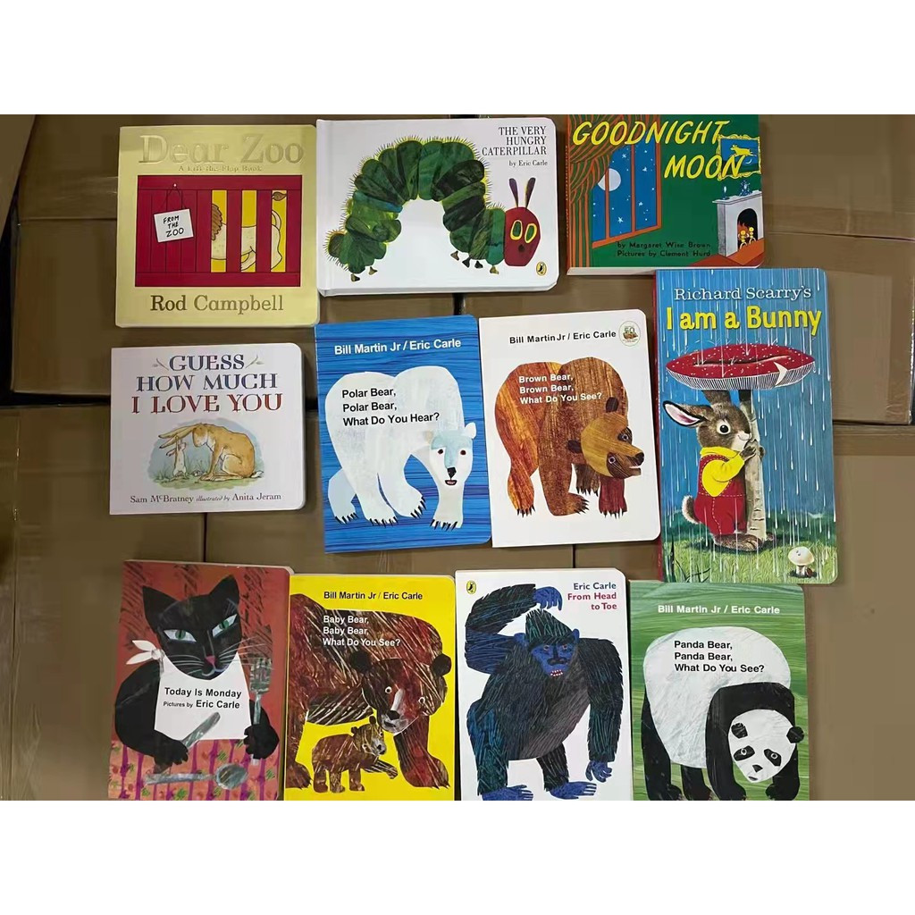 ERIC CARLE STORIES BOOK LITTLE LIBRARY // บอร์ดบุ๊ค // หนังสือ CHILDRENS BOOK