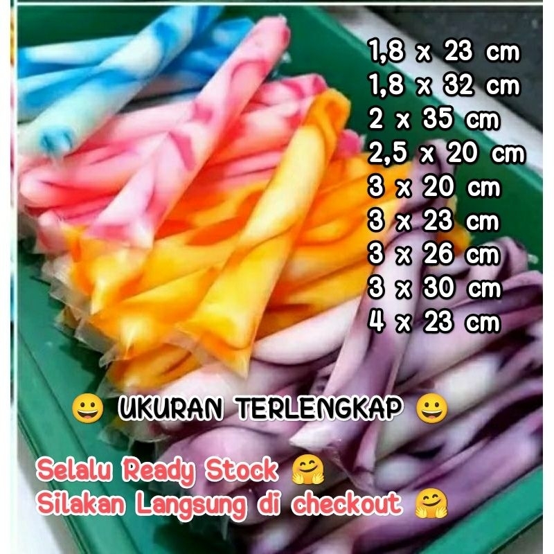 250 กรัม ดินสอน้ําแข็งพลาสติก mambo marker 250 กรัม ขนาด 1.8x23 ซม. / 1.8x32 ซม. / 2x35 ซม. / 2.5x20