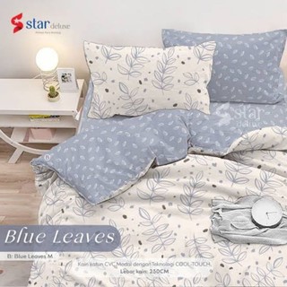 Sprei katun murah || Sprei anti geser || Sprei homemade || Sprei set motif Blue Leaves