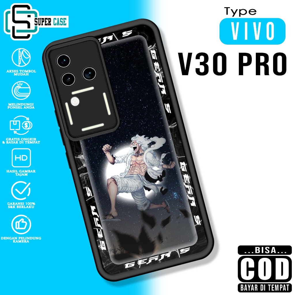 เคส VIVO V30 PRO SuperCase Motif [GR5] เคส Softcase Hardcase กระจกเคลือบเงา