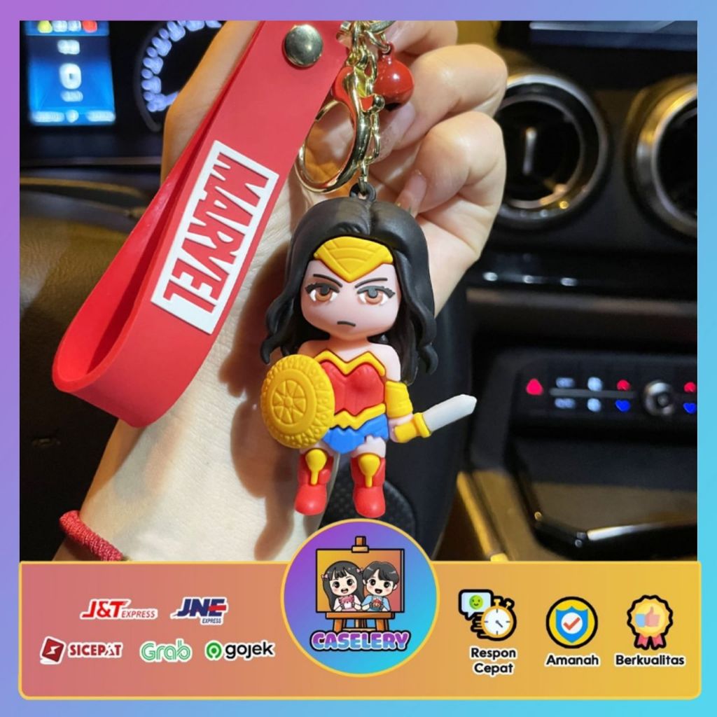 GANTUNGAN Wonder Woman Premium Character พวงกุญแจใหม่