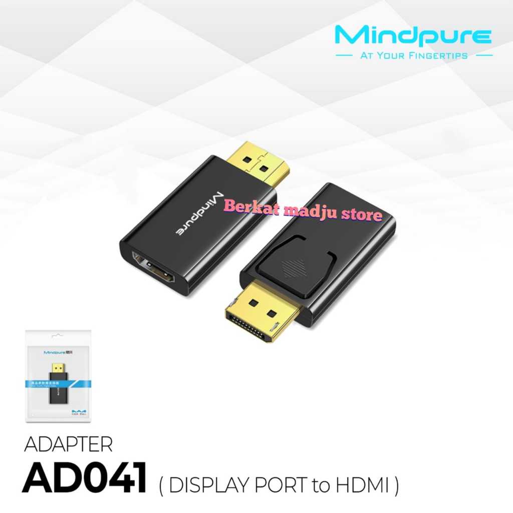 พอร์ตแสดงผลอะแดปเตอร์ Mindpure AD041 เป็น HDMI