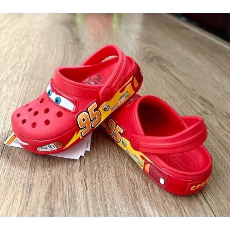 Crocs ไฟ led สําหรับเด็ก รถยนต์ ใหม่ / รองเท้าเด็ก crocs
