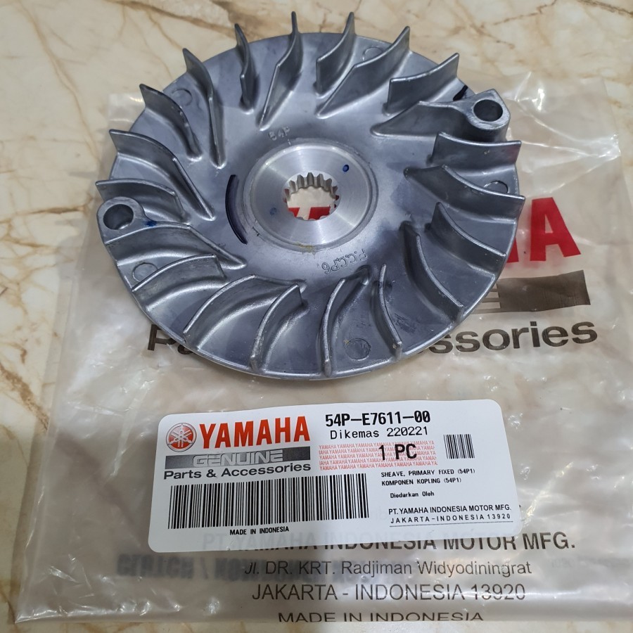 MESIN IRON ENGINE FAN AGAINST ROLLER HOUSE MIO J SOUL GT115 ORIGINAL YAMAHA 54P-E7611-00