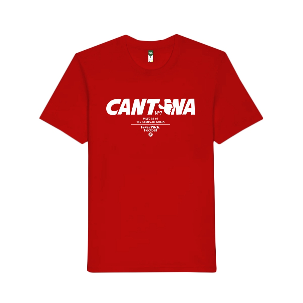 [FeverPitch] เสื้อยืด Manchester United Cantona Red Devils Legends