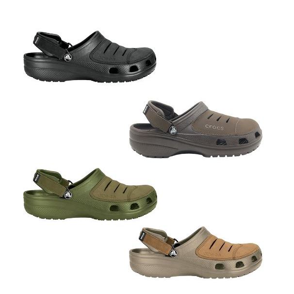 Crocs YUKON LEATHER SUEDE MAN ORIGINAL CROCS รองเท้าแตะผู้ชาย ORIGINAL CROKS รองเท้าแตะ SLIP ON Men 