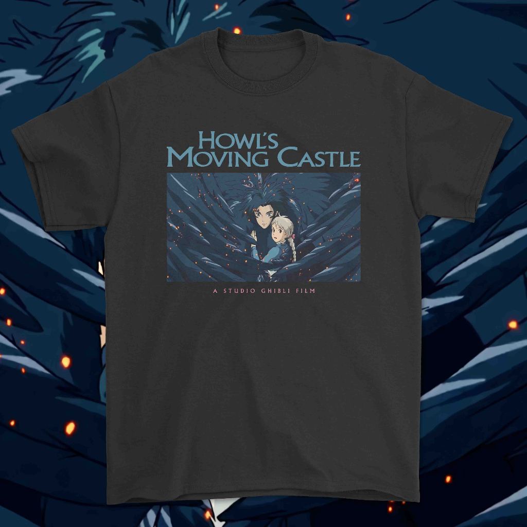 เสื้อยืด HOWLS MOVING CASTLE STUDIO GHIBLI