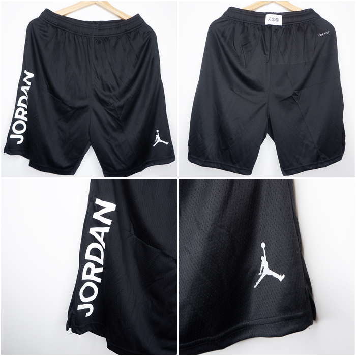กางเกงบาสเก็ตบอลสีดํา HEATPRESS JORDAN นําเข้า