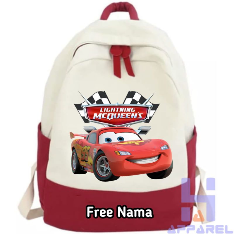 CARS LIGHTNING MCQUEEN CHILDRENS BACKPACK