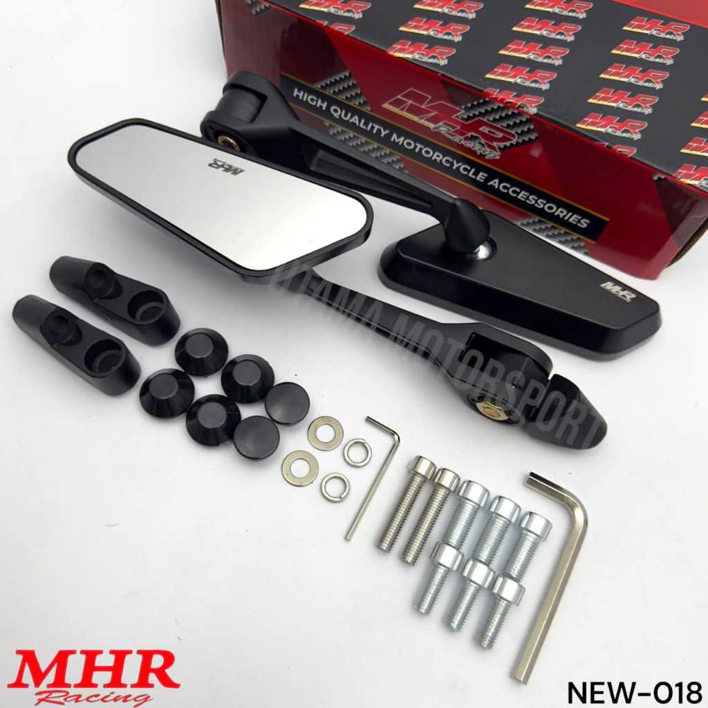 Putih Mhr Racing Mirror Circuit ประเภทใหม่ Full CNC อลูมิเนียมกระจกสีขาว