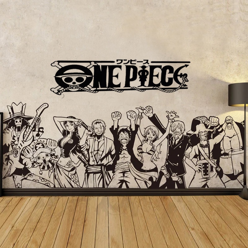 METHOD RD037 60X90 สติ๊กเกอร์ ANIME ONE PIECE NAKAMA I WALLSTICKER WAL STICKER WALL STICKER